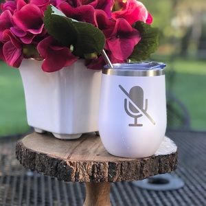 Wine Tumblr mute unmute perfect for Mother’s Day